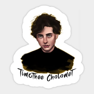 Fanart Timothee Chalamet Merch Sticker